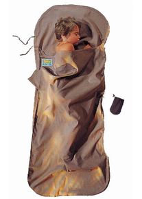 Cocoon KidSack Reiseschlafsack, 180x76cm, Baumwolle, khaki