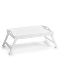 zeller Betttablett, MDF, weiß