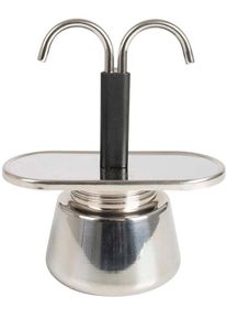 Bo-Camp Espressokocher, Edelstahl, 2 Tassen