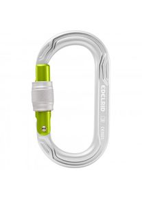 Edelrid - Oval Power 2500 Screw II - Skrukarabiner, gr&aring;tt