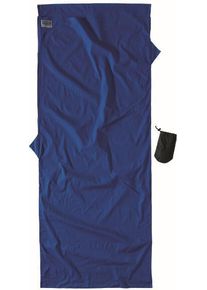 Cocoon Leicht-Reiseschlafsack, 220x90cm, Baumwolle, blau