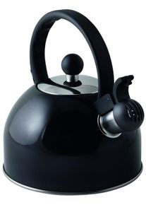 Via Mondo Fl&ouml;tenkessel, Edelstahl, 1,5L, schwarz