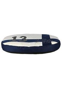 Trixie Kissen Last-Treasure, oval, 105x75cm, blau-weiß