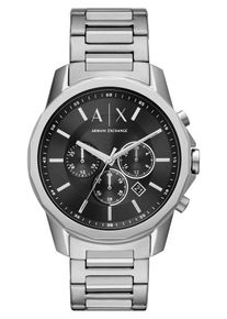 Armani Exchange Heren Analoog horloge zwart / zilver One Size