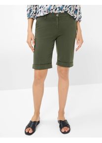 Brax Dames Bermuda Style MIA B, donkergroen,