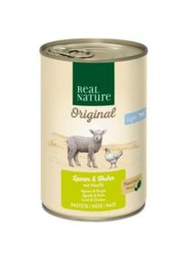 REAL NATURE Light Poulet et agneau 6x400 g