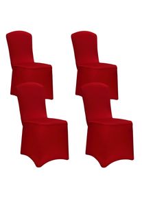 Detex Stoelhoes Set van 4 Bordeaux ÖKO-TEX