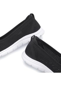Lascana Damen Sneaker Ballerinas in schwarz ,Größe 35, Witt, 100% Textil