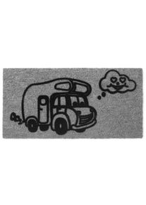 Arisol Fußmatte Derby Flock "Camper", 50x25cm