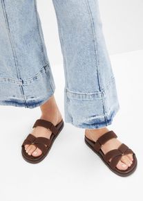 Toffla - brun - storlek 37 - bonprix