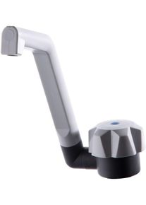 Reich De Luxe Wasserhahn, &Oslash;20mm, T&uuml;lle, Mikroschalter, grau/schwarz