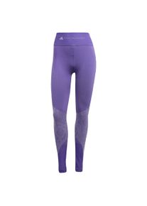 adidas by Stella McCartney Calças de desporto 'Seamless Yoga' em roxo Tamanho M