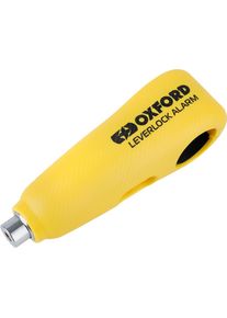Oxford LeverLock, Blocco manubrio con allarme , colore: Giallo
