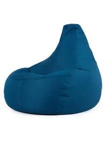 Veeva Outdoorsitzsack Liegestuhl , Blaugrau , Kunststoff , 90x73x84 cm , Hergestellt in Deutschland , Gartenmöbel, Gartenstühle, Outdoor-Sitzsäcke