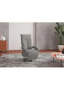 Sit & More Sit & More Sessel , Hellgrau , Textil , 74x112x82 cm , Goldenes M, Oeko-Tex® Standard 100, Made in Europe, DGM-Klimapakt , Relaxfunktion, Sitzfläche 360° drehbar, gepolsterte Armlehnen , Wohnzimmer, Sessel, Sonstige Sessel