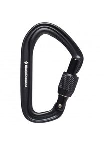 Black Diamond - Hotforge Screwgate Carabiner - Skrukarabiner, svart