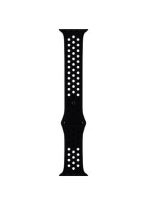 Apple Nike Sport Band (41 mm, Fluoroelastomer), Uhrenarmband, Schwarz