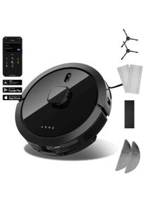 Aeno Staubsauger Roboterstaubsauger RC5S Schwarz, Staubsauger Roboter, Schwarz