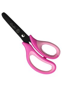 LÄUFER Läufer, Schere, L„ufer Ergonomische Bastelschere, L„nge: 130 mm, pink/rosa (13 cm)