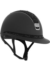Samshield Riding Helmet MS 2.0 Shadowmatt, Top + FB Crystal Bloom Black, Trim + Blazon Black Chrome