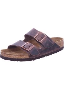 Birkenstock, Unisex, Hausschuhe, Arizona Nubukleder Normal, Braun, (36)