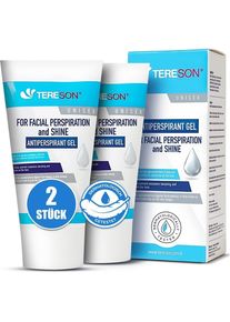 Tereson, Deo, Antitranspirant Gel, Bei Schwitzen im Gesicht, 50 ml x2 (Crème, Spray, 50 ml)