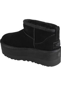 UGG Australia Ugg, Damen, Boots + Stiefel, Plateau Classic Ultra Mini, Schwarz, (39)