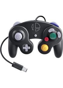 Nintendo Super Smash Bros. GameCube Controller (Switch), Gaming Controller, Schwarz