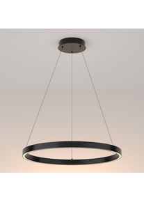 Maytoni, Pendelleuchte, Rim LED Pendelleuchte, Hängeleuchte 37W Schwarz 85Ra Warmweiss (2200 lm)