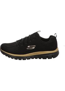 Skechers, Damen, Sneakers, Graceful Get Connected Sneaker Damen, Schwarz, (35)