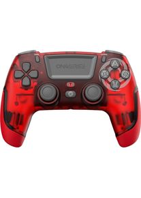Oniverse Revolt Grey, Red Bluetooth Gamepad Analogue / Digital PC, PlayStation 4 (PC, PS4), Gaming Controller, Rot, Grau