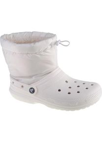 Crocs, Damen, Boots + Stiefel, Classic Lined Neo Puff Boot 206630-143 weiss 39, Weiss, (39)