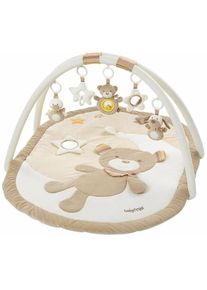 babyFEHN Fehn, Krabbeldecke + Spielbogen, Bär Rainbow