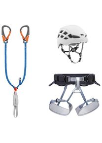 Petzl Kit Via Ferrata Eashook Via ferrata set (Harness: 76-107 cm - Helmet: 53-61 cm, multi)