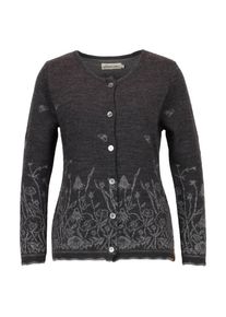 Albmerino Womens Strickjacke Blumenwiese Wollen vest Dames (XXL |grijs)