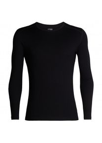 Icebreaker 260 Tech L/S Crewe Merino-ondergoed Heren (3XL |zwart)