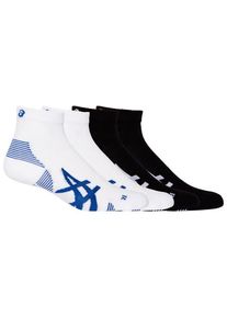 asics 2-Pack Cushion Run Quarter Sock Running socks (35-38 - I, white)