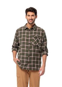 Jack Wolfskin Męska koszula flanelowa Morgenluft Shirt Men S island moss 41