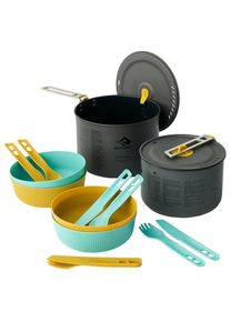 Sea To Summit Frontier UL Two Pot Cook Set (14 Pieces) Cooking set (4 Person, grey)