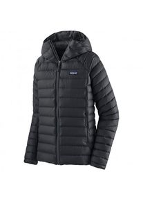 Patagonia Womens Down Sweater Hoody Donsjack Dames (XS |zwart/grijs)