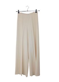 MNG SUIT Jersey Pants Women, Size 36, cream, polyester