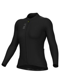 Al&eacute; Al&eacute; Women's Pragma Color Block L/S Jersey Cycling jersey Women (XL, black)