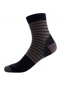 Stoic Merino MTB Quarter Socks Cycling socks (36-38, black)