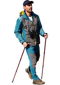 Panska Trekingové nohavice s elastickým opaskom topásová veľkosť 54