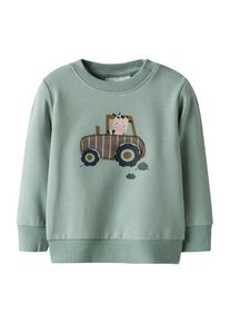 name it Bluza 'NBMLIMBS' brązowy / pastelowy zielony / różowy pudrowy / czarny Rozmiar 74