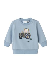 name it Bluza 'NBMLIMBS' gołąbkowo niebieski / koniakowy / czarny Rozmiar 74