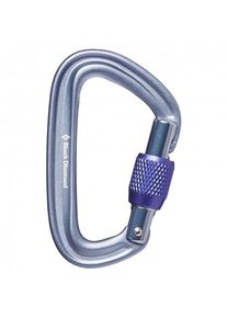 Black Diamond - Liteforge Screwgate Carabiner - Skrukarabiner, gr&aring;tt/bl&aring;