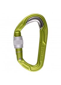 Edelrid - Bulletproof Screw II - Skrukarabiner, grønn/olivengrønn/grått