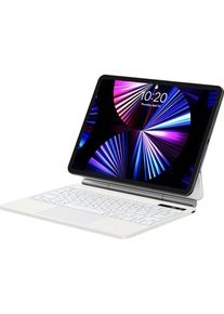 Baseus Brilliance Pro Case (iPad 2022 (10. Gen)), Tablet Tastatur, Weiss