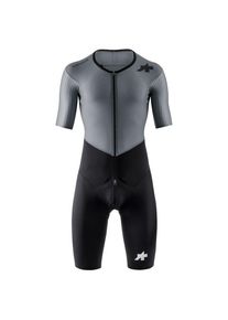 ASSOS Le Houdini Roadsuit S11 Cycling skinsuit Men (L, black/grey)